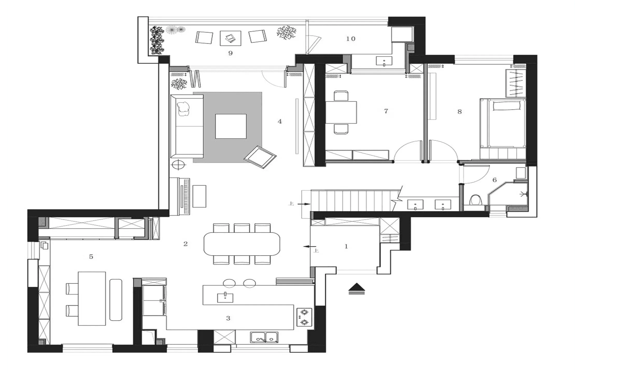 Skyview Modern Loft Floor Plan