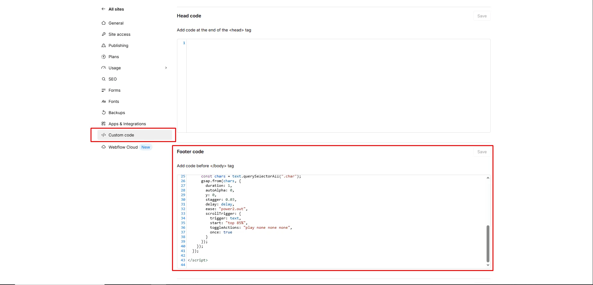 GSAP Animation Instructions